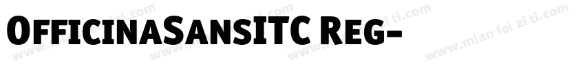 OfficinaSansITC Reg字体转换